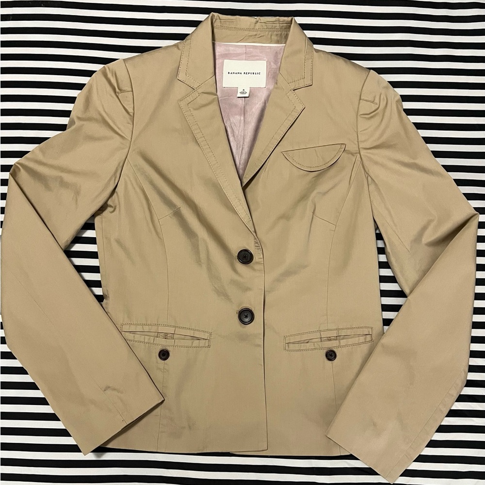 Trench style blazer